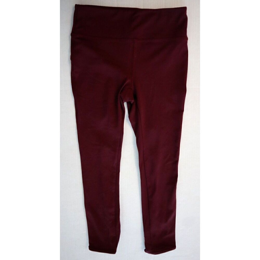 FP Movement OB570723 Women's Sz XS Wine/Burgundy Kali Crop Leggings
